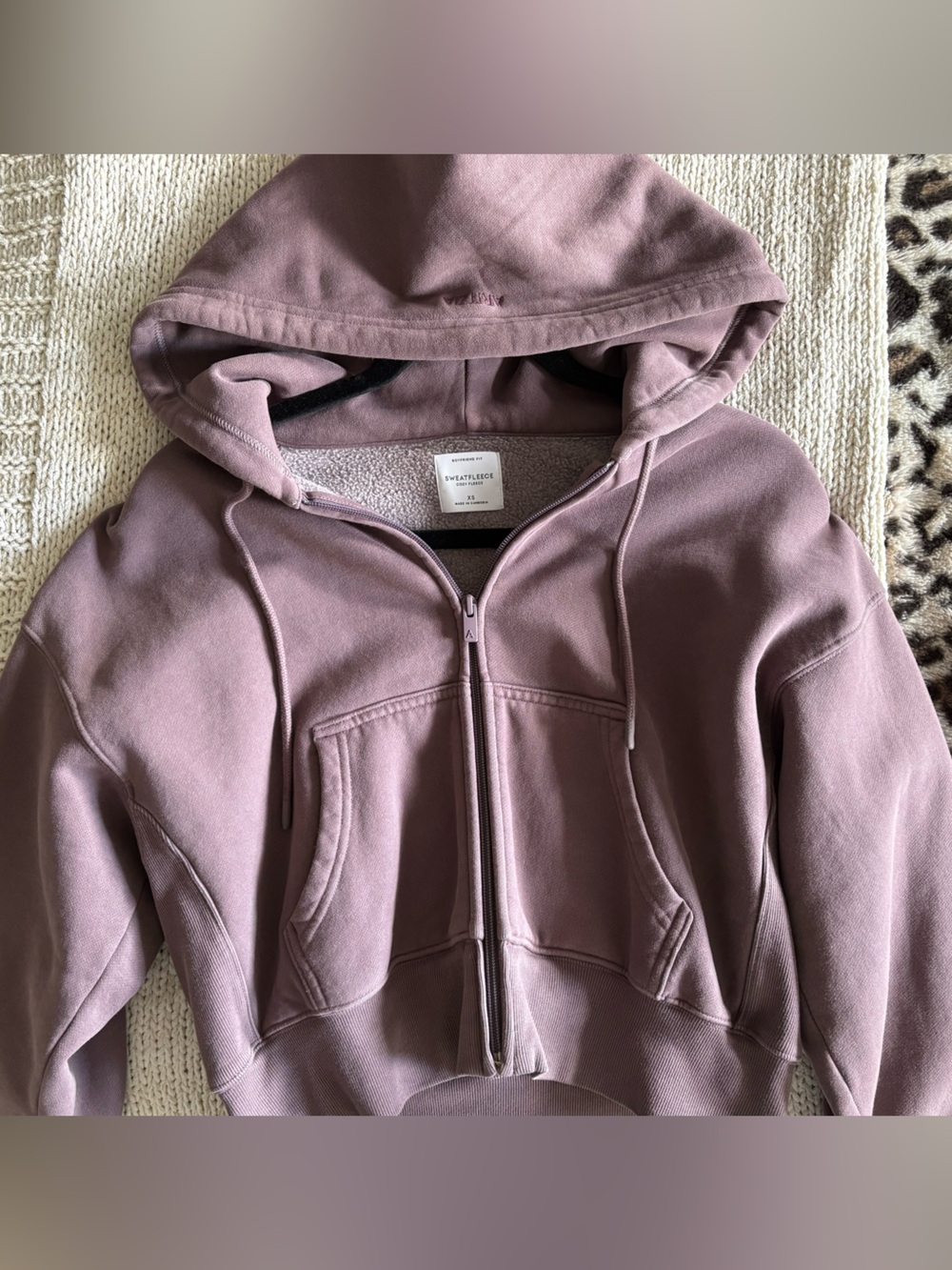 Aritzia Sweatfleece - Boyfriend fit